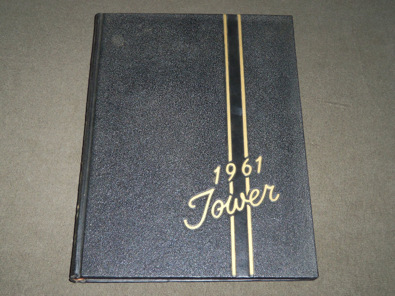 1961 TOWER JERSEY CITY STATE COLLEGE YEARBOOK - NEW JERSEY - PHOTOS - YB 1424