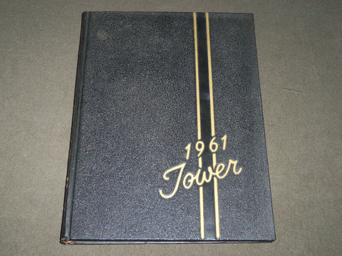 1961 TOWER JERSEY CITY STATE COLLEGE YEARBOOK - NEW JERSEY - PHOTOS - YB 1424