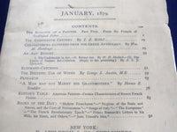 1879 APPLETONS' JOURNAL MAGAZINE LOT OF 9 ISSUES - NICE ILLUSTRATIONS - WR 698