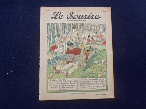 1908 SEP 26 LE SOURIRE MAGAZINE - ILLUSTRATED COMEDY - FRENCH TEXT - SP 4867P