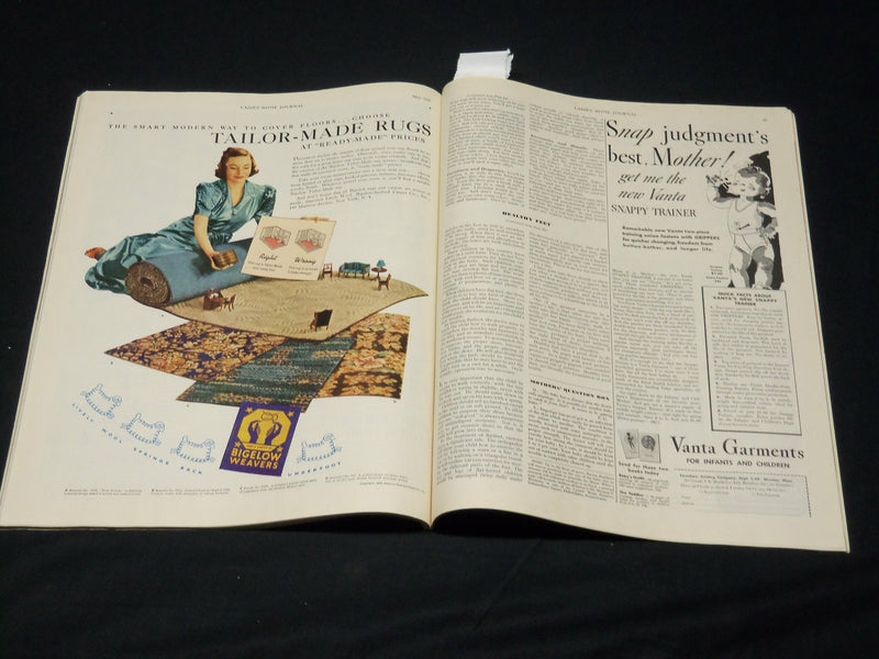 1939 MAY LADIES HOME JOURNAL MAGAZINE - NORMAN ROCKWELL AD - COCA-COLA - F 357