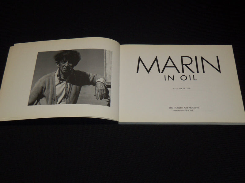 1987 MARIN IN OIL SOFTCOVER BOOK BY KLAUS KERTESS - NICE PRINTS - KD 4270Q