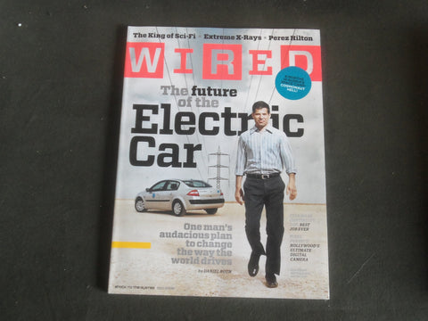 2008 SEPTEMBER WIRED MAGAZINE - THE FUTURE OF THE ELECTRIC CAR COVER - B 5340T