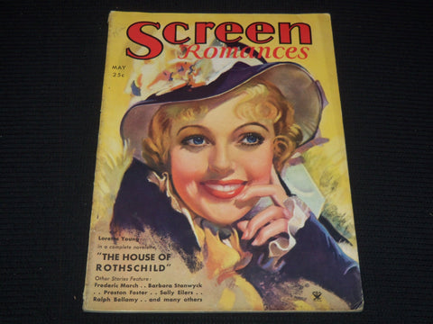 1934 MAY SCREEN ROMANCES MAGAZINE - LORETTA YOUNG - E 16368