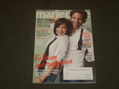2011 APRIL MARIE CLAIRE MAGAZINE - BRADLEY COOPER & ABBIE CORNISH COVER - B 3325