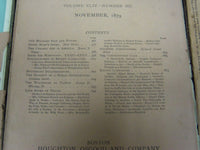 1879 THE ATLANTIC MONTHLY MAGAZINE LOT 7 ISSUES - STORIES & ARTICLES - WR 423