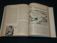 1956 JANUARY-DECEMBER TRAVEL MAGAZINE BOUND VOLUME - GREAT COVERS - KD 5998