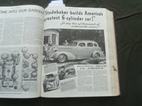 1937 JANUARY-DECEMBER COUNTRY GENTLEMAN BOUND MAGAZINE VOLUME -NICE ADS - R 731R