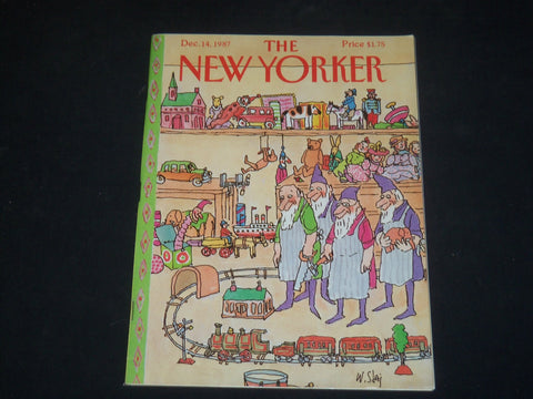1987 DECEMBER 14 THE NEW YORKER MAGAZINE - ILLUSTRATED COVER - NY 1351
