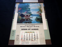 1958 SUPERIOR GIFT LINE HANGERS CALENDAR SALESMAN SAMPLE SHEETS BOOK - C 6