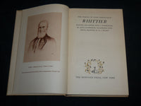 1945 THE POEMS OF JOHN GREENLEAF WHITTIER HARDCOVER BOOK BY UNTERMEYER - KD 7029