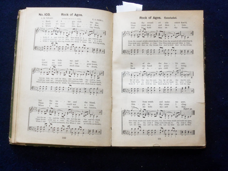1894 TRIUMPHANT SONGS NO. 4 HARDCOVER BOOK PUBLISHED BY E.O. EXCELL- KD 8437