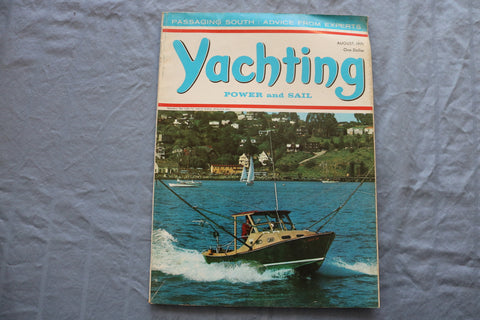 1971 AUGUST YACHTING MAGAZINE - ADVICE FROM EXPERTS COVER - E 9499