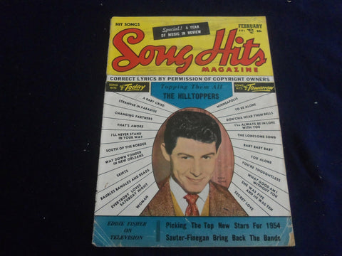 1954 FEBRUARY SONG HITS MAGAZINE - EDDIE FISHER COVER - ST 5153X
