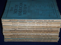 1923 NORTH AMERICAN REVIEW LOT OF 12 COMPLETE YEAR - STORIES/ARTICLES - WR 657