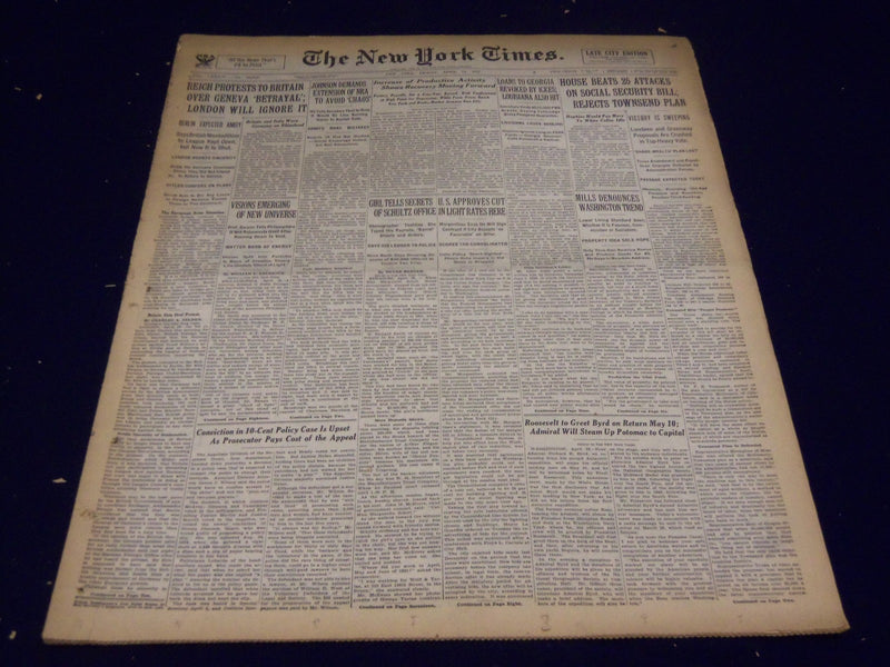1935 APRIL 19 NEW YORK TIMES - LOANS TO GEORGIA REVOKED - NT 3802