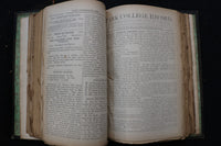 1876-1907 PARK COLLEGE RECORD WEEKLY RECORD HARDCOVER BOOKS - 6 VOLUMES -KD 9575