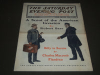 1902 JULY 12 THE SATURDAY EVENING POST MAGAZINE - ILLUSTRATED COVER- SP 1050