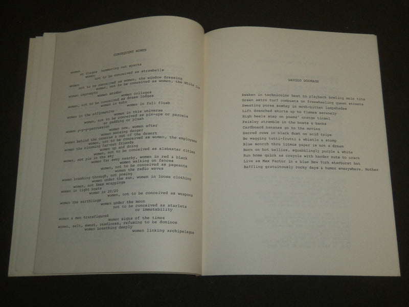 1984 PUBLIC JOY - FREE POEMS INSCRIBED BY BRU DYE - SOFTCOVER BOOK - B 6552