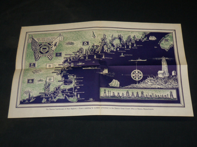 1945 FAMOUS LIGHTHOUSES OF NEW ENGLAND BOOK BY EDWARD ROWE SNOW - KD 6037