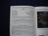 1992 REMEMBRANCE PLAYBILL - FRANCES STERHAGEN + 2 SIGNATURES - J 8323