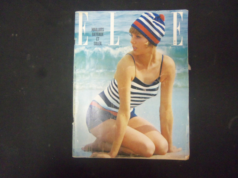 1961 MAY 5 FRENCH ELLE MAGAZINE - NICE COVER, PHOTOS & ADS - ST 4101