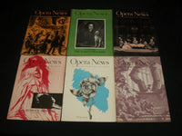 1953 OPERA NEWS MAGAZINE LOT OF 22 DIFFERENT ISSUES - O 2805J