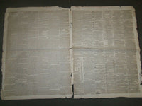 1834-1836 THE NATIONAL GAZETTE + LITERARY REGISTER NEWSPAPER LOT OF 26 - NP 1446