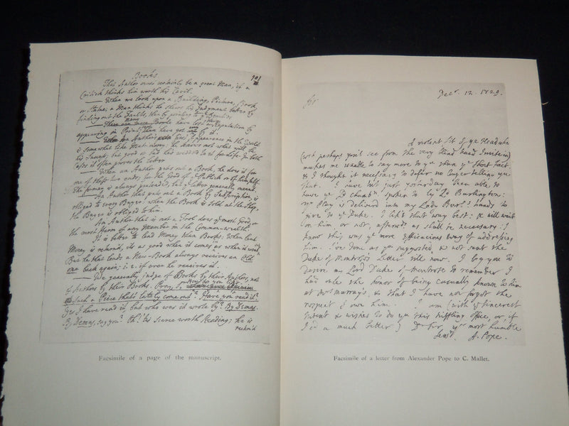 1930 CHARACTERS AND OBSERVATIONS 18TH CENTURY MANUSCRIPT - FIRST EDN - KD 5523P