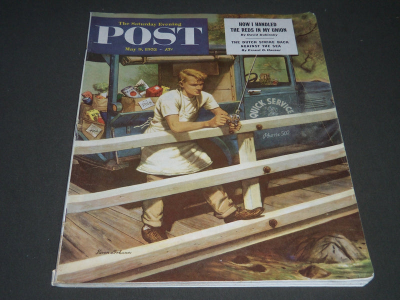 1953 MAY 9 THE SATURDAY EVENING POST MAGAZINE - ILLUSTRATED COVER - SP 1961