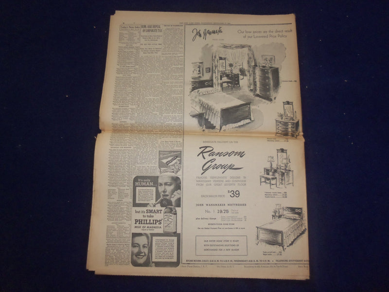 1944 SEP 13 NEW YORK TIMES - AMERICANS CRASH INTO REICH AT SECOND POINT- NP 6621