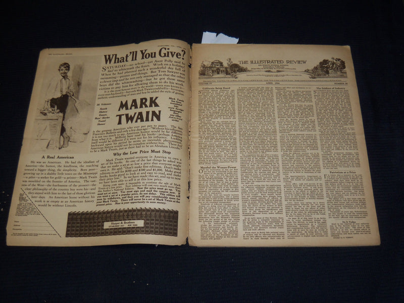 1918-1920 THE ILLUSTRATED REVIEW MAGAZINE LOT OF 5 - COCA-COLA AD - NP 3296M