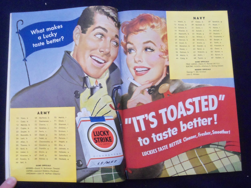 1954 NOVEMBER 27 ARMY-NAVY FOOTBALL PROGRAM-MUNICIPAL STADIUM PHILADELPHIA-K 124