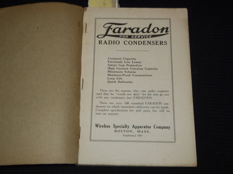 1923 APRIL PROCEEDINGS OF THE INSTITUTE OF RADIO ENGINEERS MAGAZINE - J 7568