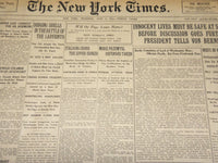 1915 JUNE 3 NEW YORK TIMES - AFFIDAVITS ABOUT LUSITANIA GUNS - NT 7693