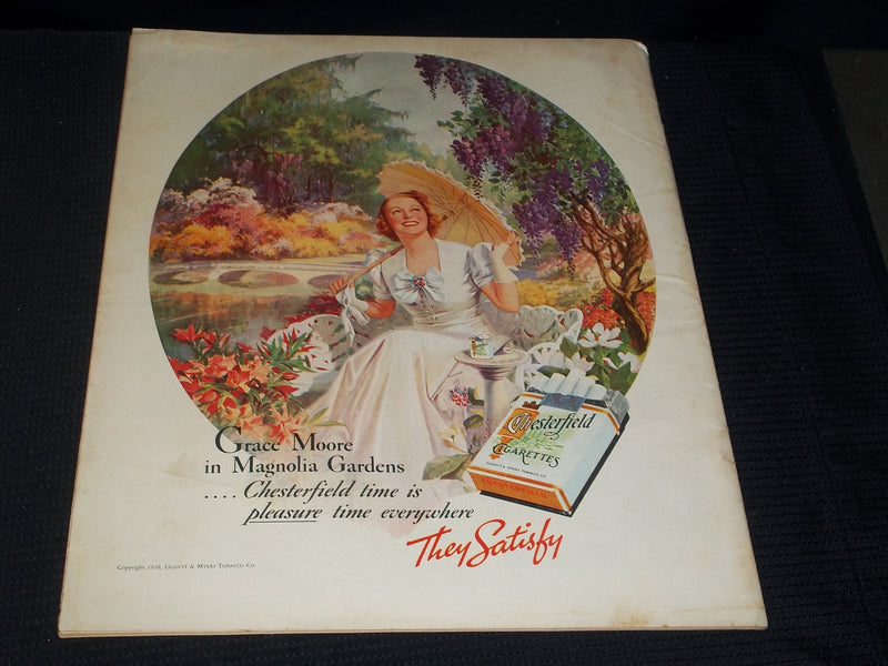 1938 AUGUST THE COUNTRY HOME MAGAZINE - LEADING LADY FRONT COVER - E 5734