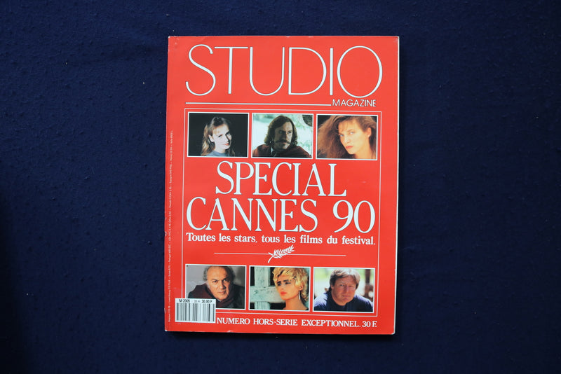 1990 STUDIO MAGAZINE - SPECIAL CANNES 90 COVER - FRENCH - E 18480
