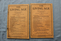 1922-1923 THE LIVING AGE MAGAZINE - LOT OF 13 - O 3896