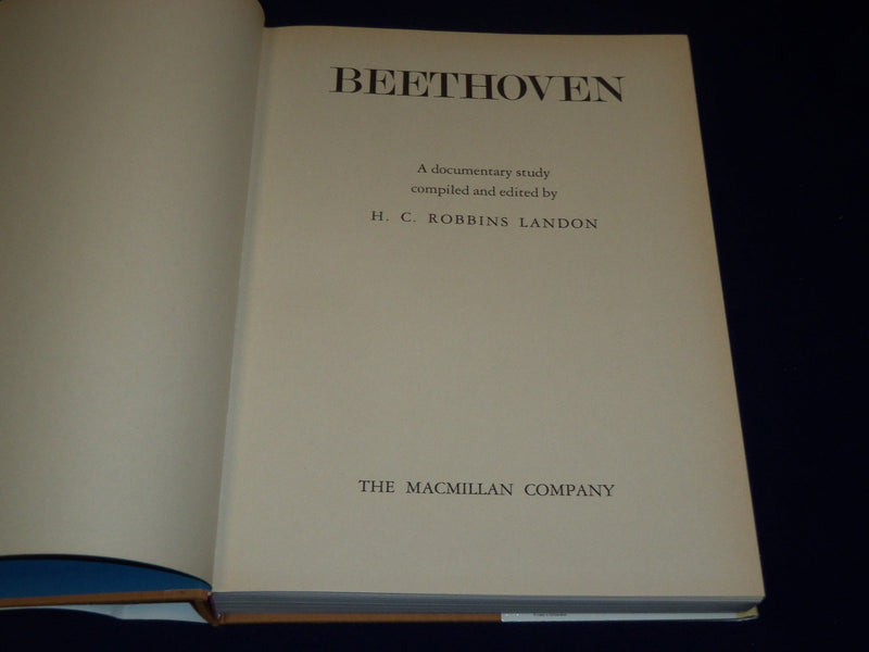 1970 BEETHOVEN HARDCOVER BOOK BY H. C. ROBBINS LANDON FIRST EDITION - I 357
