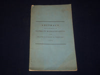 1838 BANKS IN MASSACHUSETTS ABSTRACT BOOK - SECRETARY OF COMMONWEALTH - J 4422