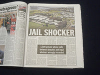 2021 MARCH 21 NEW YORK DAILY NEWS NEWSPAPER - LEAKED PRIVATE JAIL PHONE CALLS