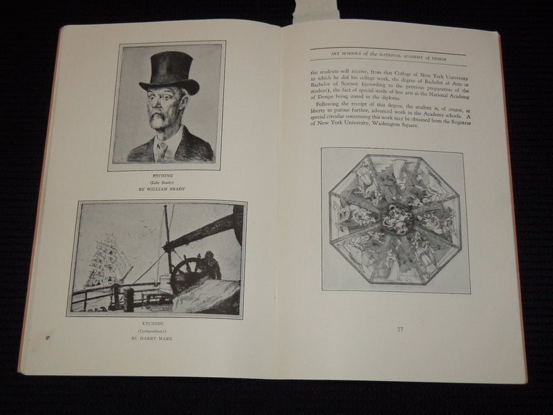 1932 NATIONAL ACADEMY OF DESIGN ART SCHOOLS BOOK - NEW YORK CITY - J 7945