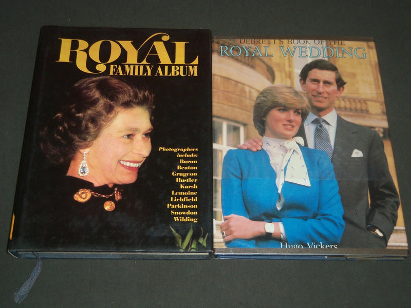 1978-1981 ROYAL FAMILY BOOK LOT OF 3 - GREAT PHOTOS - WEDDING - KD 2616
