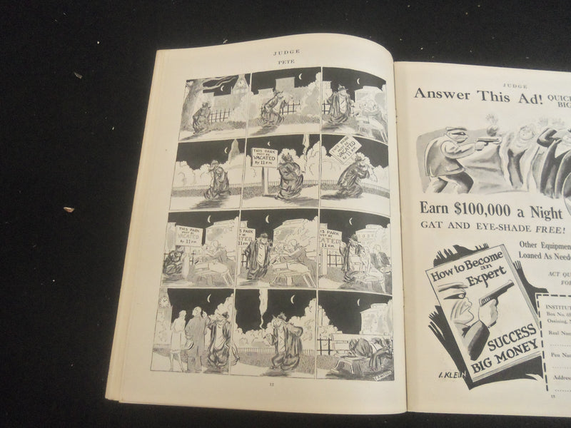 1929 NOVEMBER 23 JUDGE MAGAZINE - BELIEVE IT OR NOT NUMBER - B 4198K