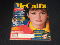 1985 APRIL MCCALL'S MAGAZINE - MARIE OSMOND FRONT COVER - E 461
