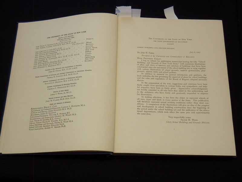1915 SCHOOL BUILDINGS AND GROUNDS VOLUME NO. 3 - NYS DEPT OF EDUCATION - KD 2886