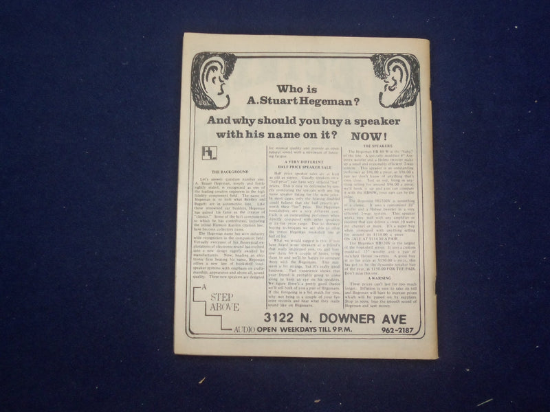 1976 AUGUST 27 BUGLE AMERICAN MAGAZINE - SPECIAL MUSIC ISSUE - J 9450