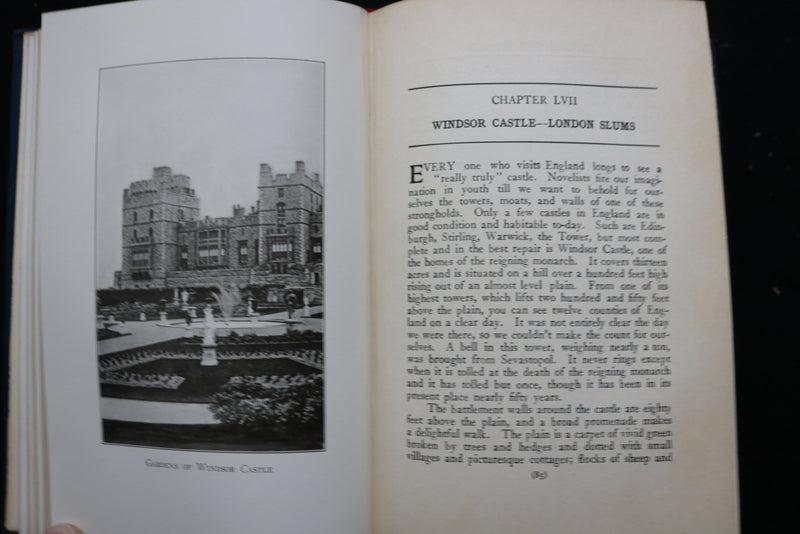 1910 AROUND THE WORLD WITH A BUSINESS MAN HARDCOVER BOOK-LEANDER BIGGER -KD 9466