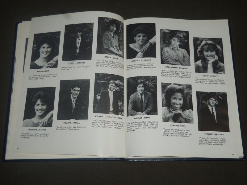 1987 CLAYMORE GOVERNOR LIVINGSTON HIGH SCHOOL YEARBOOK - BERKELEY HTS - YB 963
