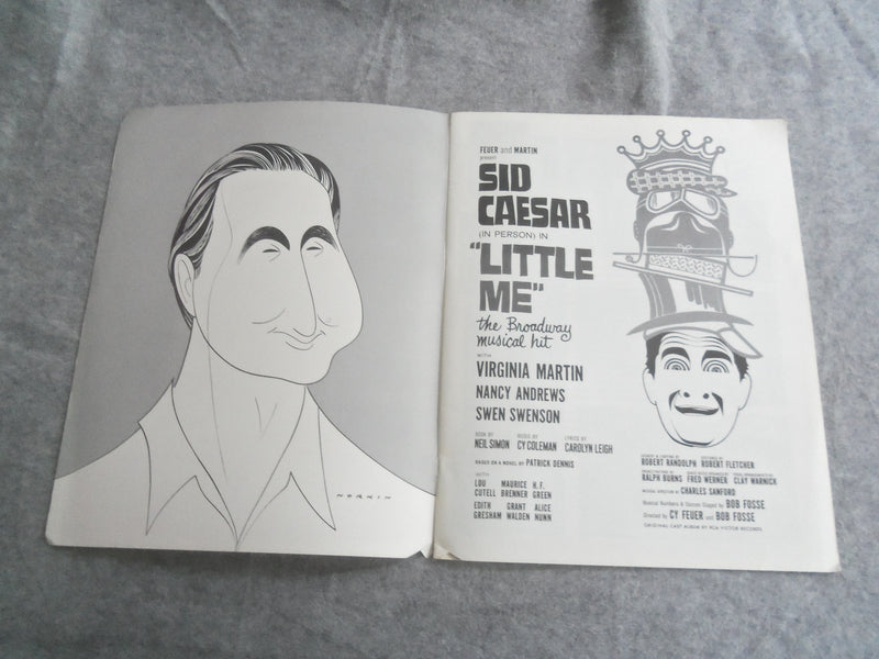 1962 LITTLE ME BROADWAY PROGRAM - SID CAESAR - J 7606